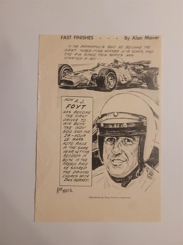 Foyt indianapolis 500 - a.j.,