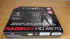 ATI Radeon HD 4670 1GB DDR3 DVI HDMI VGA 650MHz PCIe Video Card VT-400453T