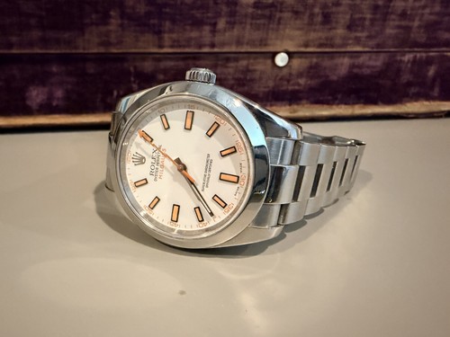 Rolex milgauss 116400 white - rolex,