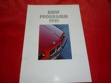 1990 BMW 3 Series E36 5 Series E34 7 Series E32 8 Series E31 M3 E30 M3 E30 Convertible M5 E34 Z1 Brochure