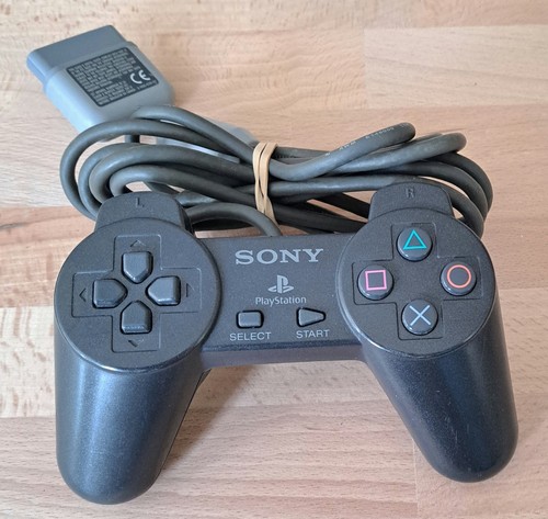 Manette ps1 officielle noire - manette,