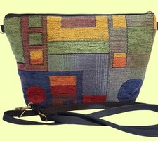 Chenil Crossbody Color Block Rainbow Bag by Danny K Beverly Hills, CA