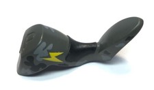 Playmobil dark grey & black motorcycle saddle 