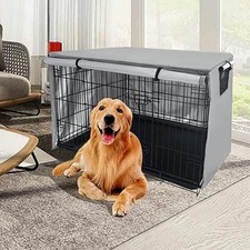 Housse de cage pour chien housse de jardin pour chien accès facile fermeture à