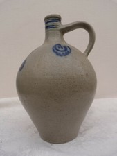 Ancienne Cruche a Huile en Gres D'Alsace Alsacienne Betschendorf Pottery Oil Jar