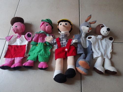 Lot marionnettes vintage - lot,