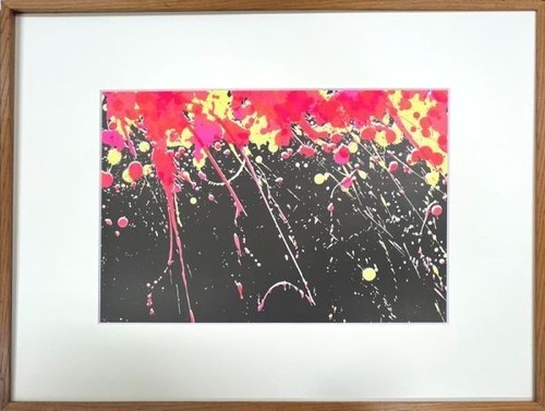 Lithographie walasse ting feux - walasse,