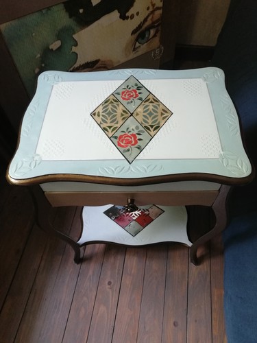 Table appoint ancienne - table,
