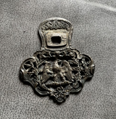 Ancienne plaque bronze - ancienne,