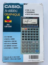 Casio fx-6800G – Calculatrice Graphique Vintage Rare – Neuve Boîte d’Origine