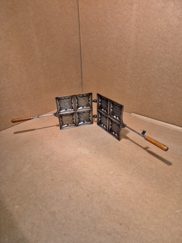 Ancien gaufrier etoiles - ancien, en
