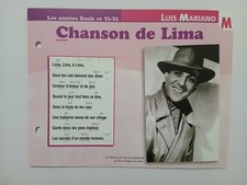 CARTE FICHE - LUIS MARIANO