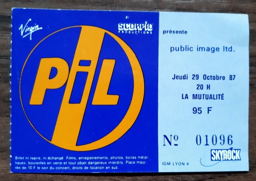 Ticket billet place - billet, concert