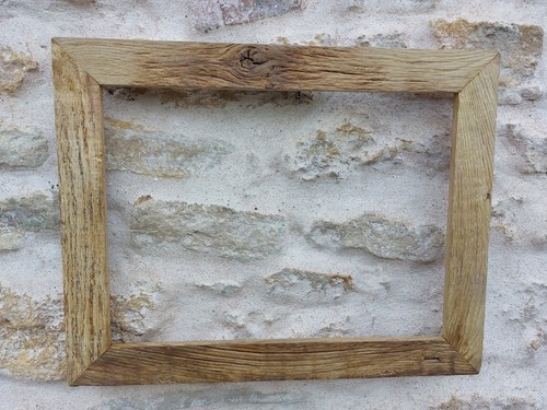 Cadre photo artisanal vieux - cadre,