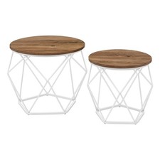 Table Basse Ronde, Lot de 2