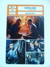 CARTE FICHE CINEMA 2011 SOURCE CODE Jake Gyllenhaal Michelle Monaghan V.Farmiga