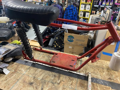 Vtg mini bike frame - mini, shocks