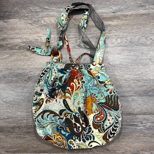 Boho paisley print hobo - paisley,