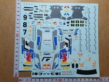 1/24 VW POLO R WRC DECALS - #7 or #8 or #9 - 2013 RALLYE DE FRANCE - DCC12445