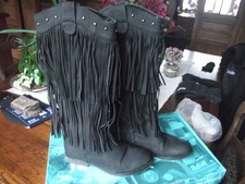 /😍 BOTTES A FRANGES MUSTANG