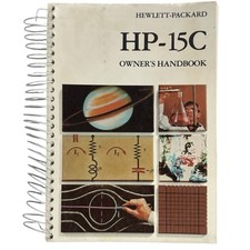 Owners Handbook HP-15C 1985 ORIGINAL Hewlett Packard