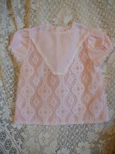 BELLE ROBE  ANCIENNE- POUPEE- BEBE - FILLE