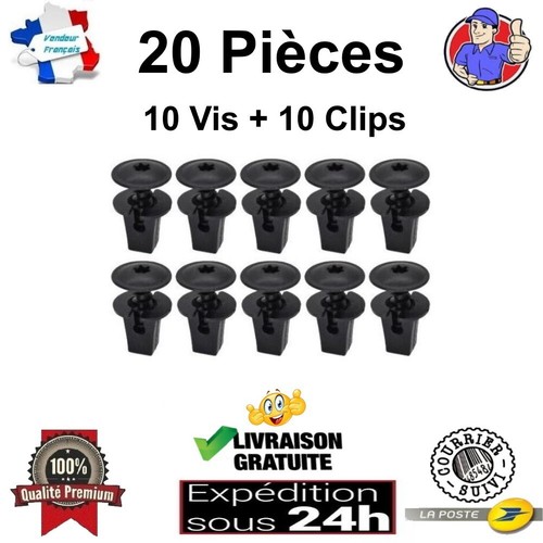 Clip agrafe fixation - fixation, vis