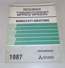 1987 Mitsubishi Tredia / Cordia / Space Wagon Workshop Manual