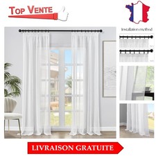 Voilage Chic Blanc 140x245 cm