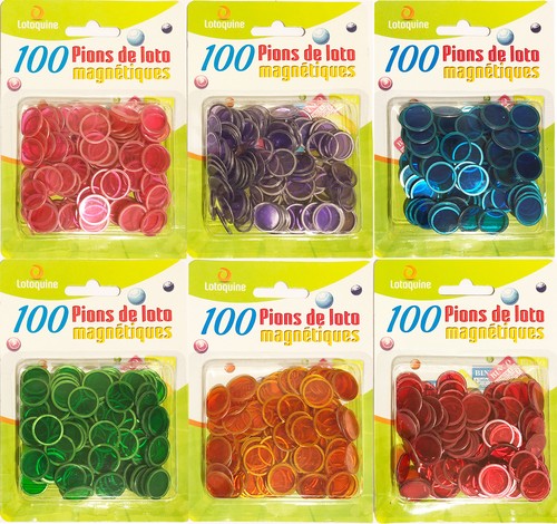100 pion loto - 100, magnétiques