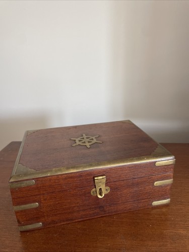 Coffret marine teck et - marine,