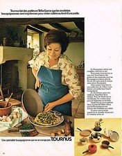 ADVERTISING ADVERTISING 045 1974 TOURNUS Teflon Pans