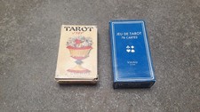 2 OLD TAROT SET GAUDAIS + VINEYARD Marseille Old Card Vintage