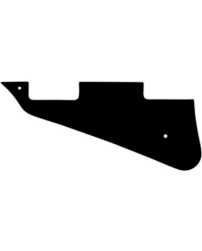 Pickguard gaucher noir 1pli - pickguard,