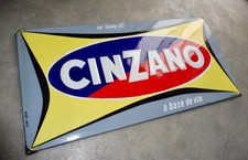 PLAQUE EMAILLÉE CINZANO 1