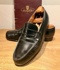 CHAUSSURES JM WESTON MOCASSINS JANSON C180 CUIR NOIR 9 C 43