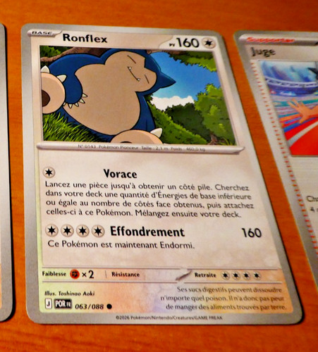 Pokemon card carte ronflex - pokemon,
