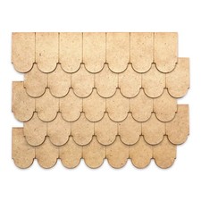 MyTinyWorld 7 X Bandes De Tuiles Miniatures Pour Maison De Poupées