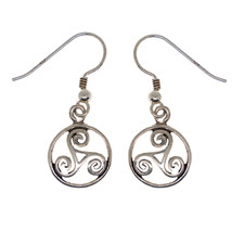 Boucles D'Oreilles Triskele