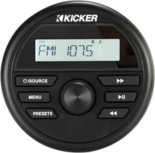 46KMC2 Weather-Resistant Gauge-Style Media Center with Bluetooth