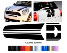 AUTOCOLLANT SET DE BANDES CAPOT POUR MINI COUNTRYMAN DECO AUTO STICKER BD419-8