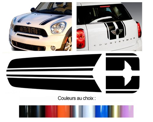 Autocollant set bandes - set,