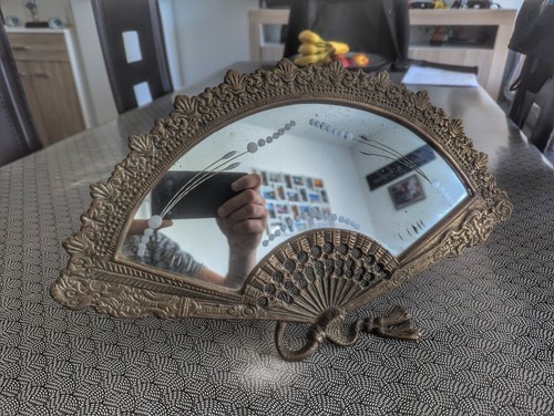 Miroir ancien laiton - ancien,