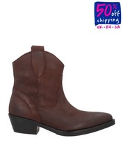 RRP€216 LOLA PERES Leather Western Style Boots US8 UK5 EU38  Made in Italy