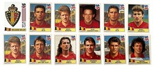 Lot 12 autocollants Panini