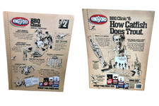 1990 Kingsford BBQ Clinic Print Ad Vintage Charcoal Grilling Cooking Tips