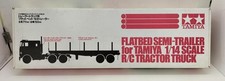 TAMIYA 1/14 Electric RC Big Truck Series NO.6 Flatbed Semi-Trailer for Trailer