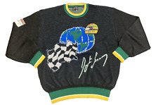 Vintage Ayrton Senna Formula 1 Limited Collection Wool Knitted Sweater Size M