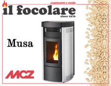 Poêle à Granulés MCZ Musa Hydro Matic 18 R + Ventilation Hydro Pellet Stove