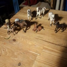 Lot chevaux de collection Schleich
